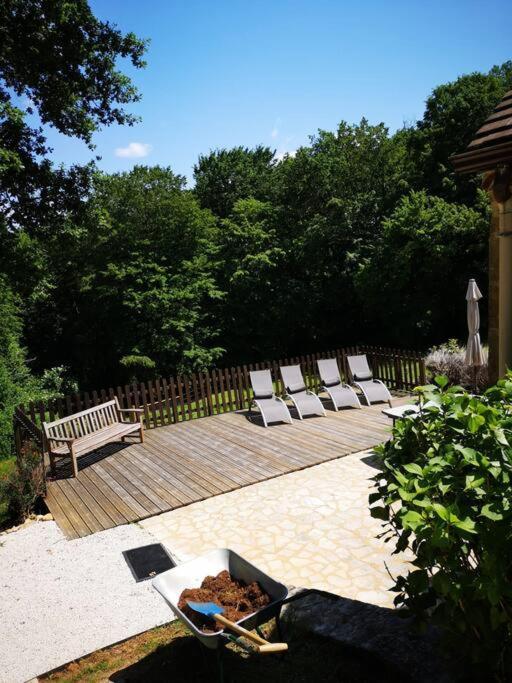 Maison Climatisee Avec Jacuzzi A 10 Min De Sarlat 外观 照片